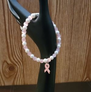 Breast Cancer Awareness Inspired Custom Bracelet